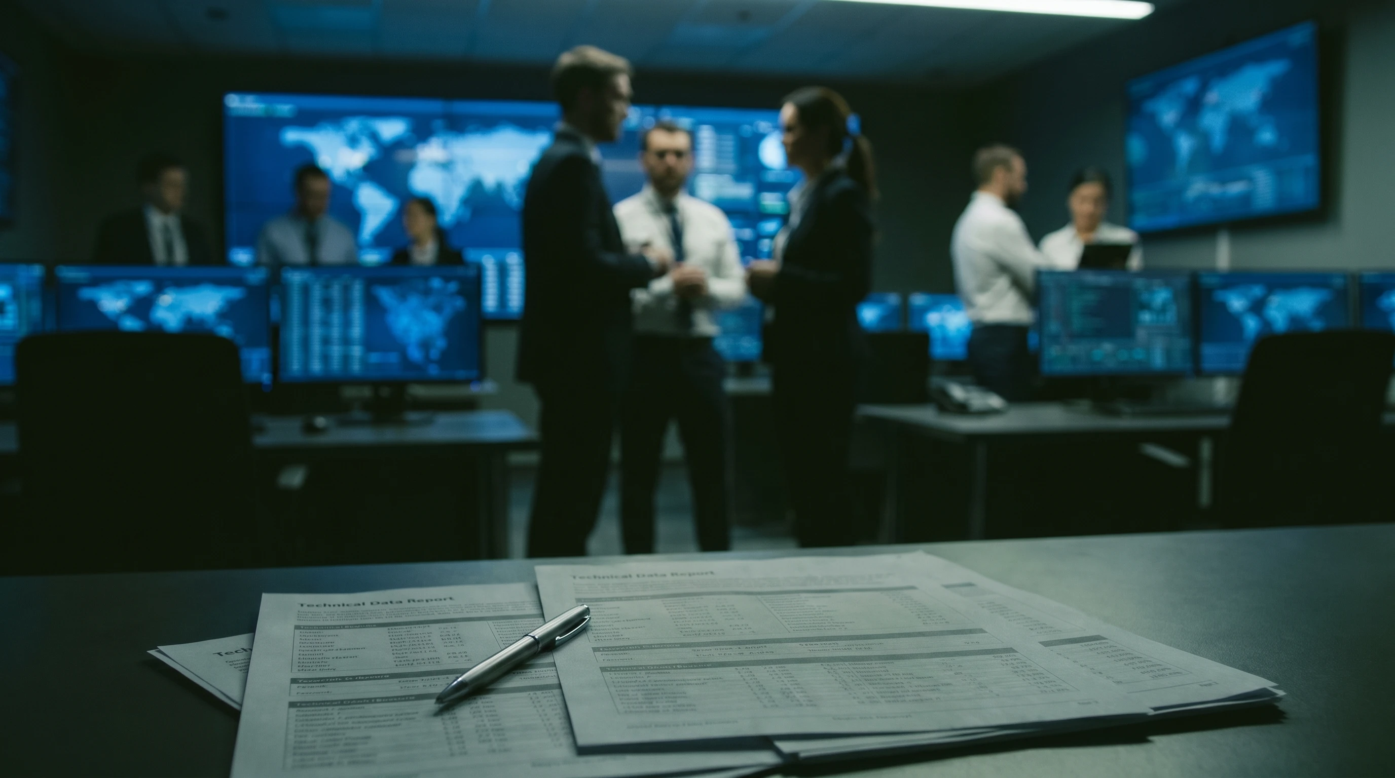 Equipe Intelligence TI em ambiente de operações