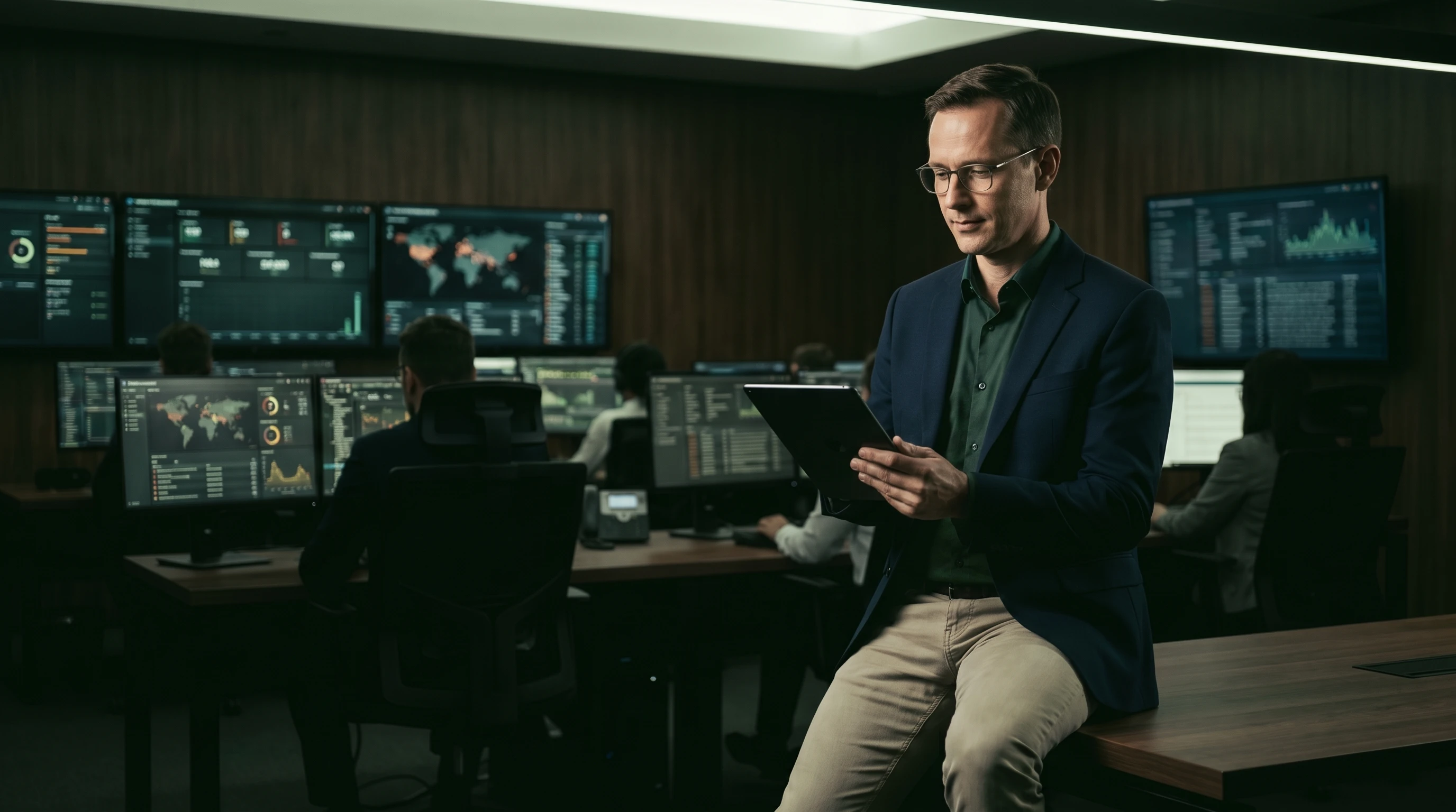 Centro de operações Intelligence TI — ambiente de monitoramento